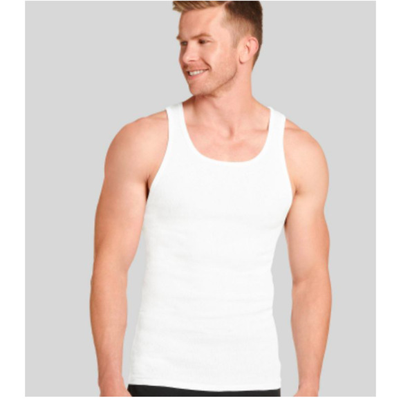 Jockey Generation™ Men's Stay New Cotton 3pk Tank Top - Picture 1 of 4